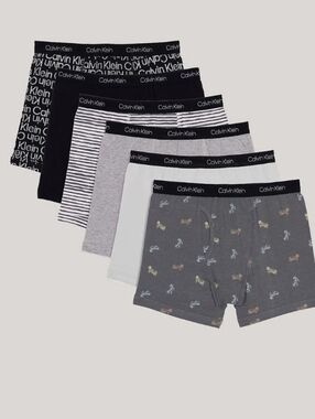 Calvin Klein Gray Boxer Briefs with Small Motorcycle Motif/kids/Size XS/NWT